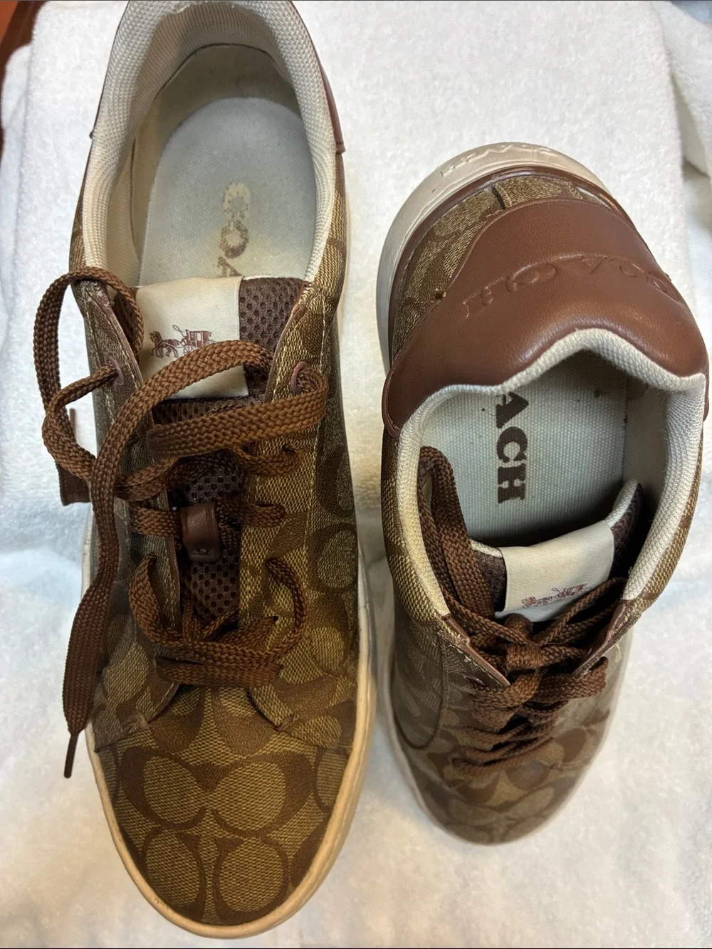 Coach Men’s Signature Logo Sneakers